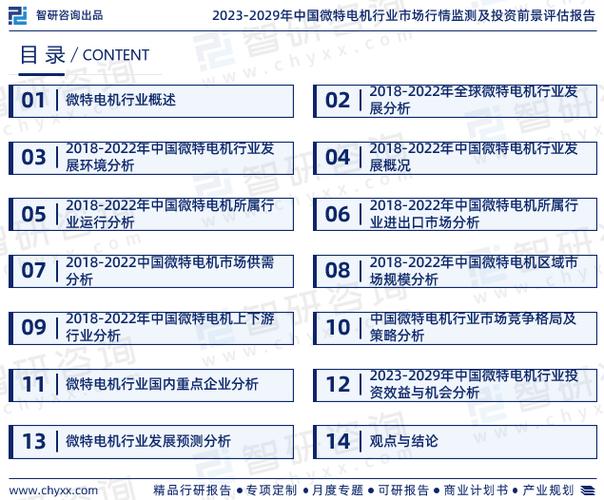 中国微特电机行业市场运行动态及投资潜力分析报告